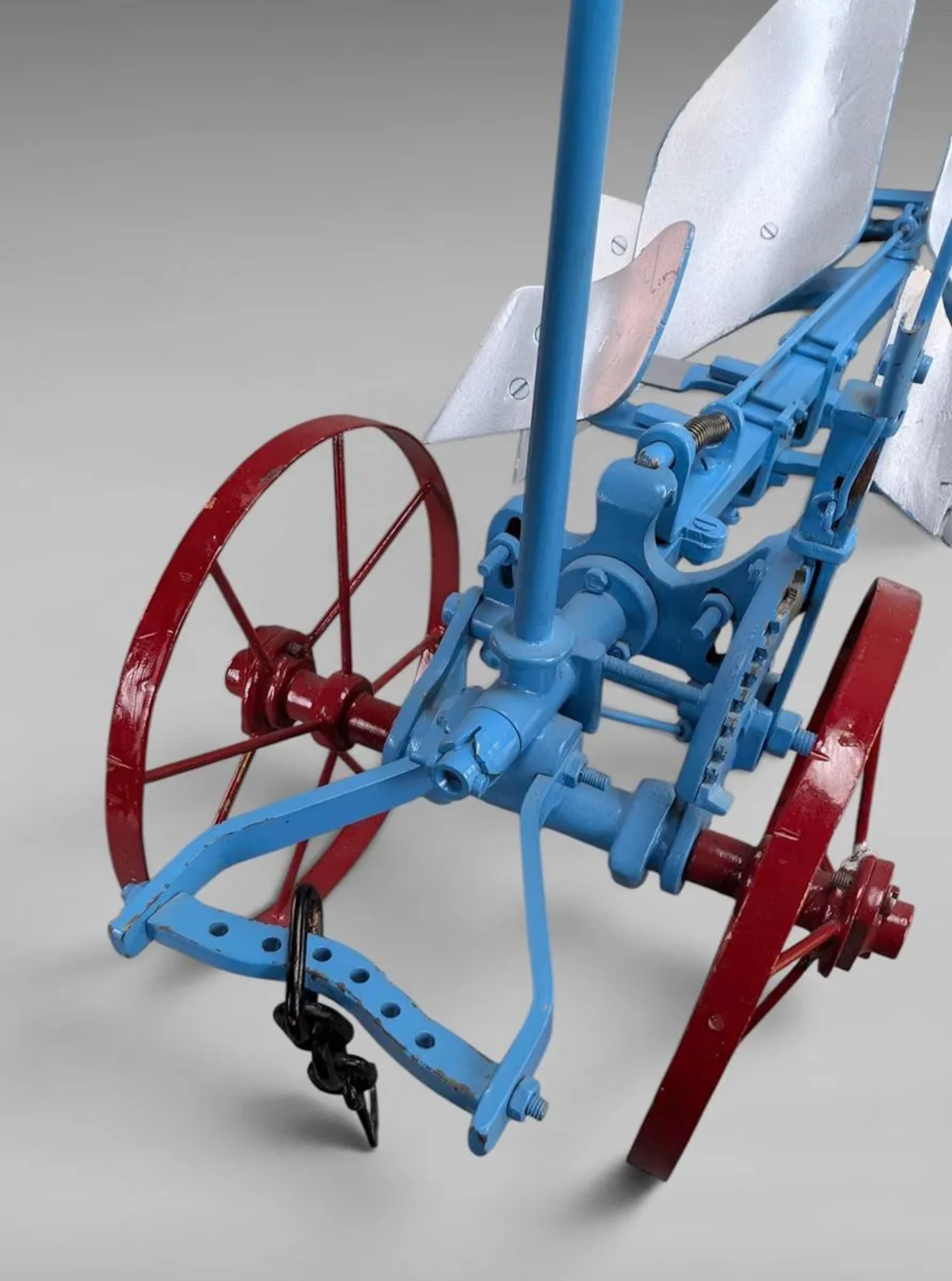 A model of an antique plow—see photos for dimensions and condition
