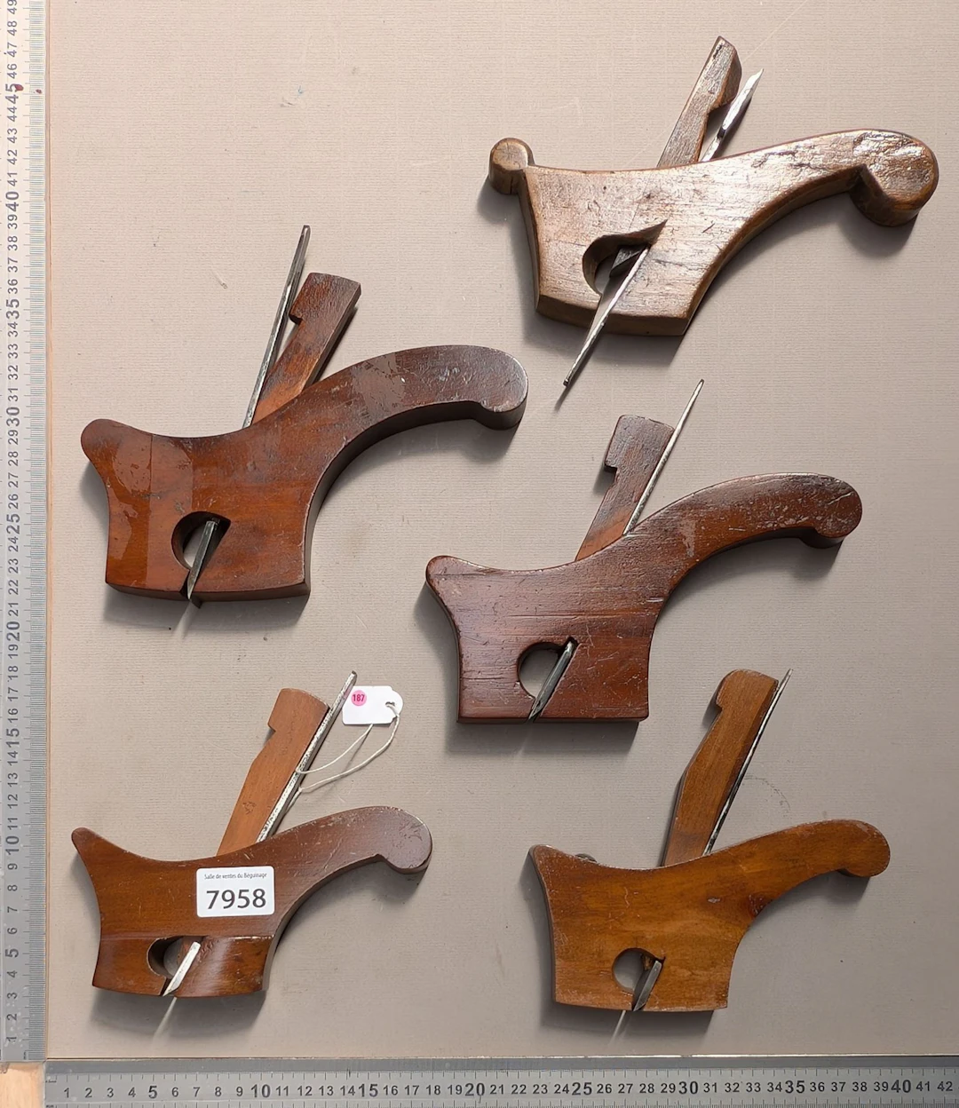 5 small bodywork planes—see photos for dimensions and condition