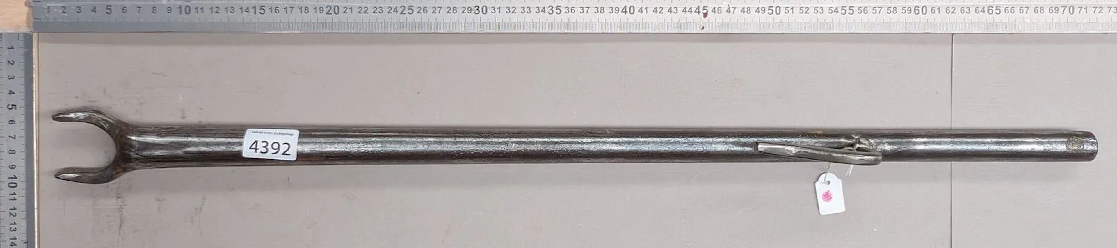 1 Steel Bouffadou - See photos for dimensions and condition