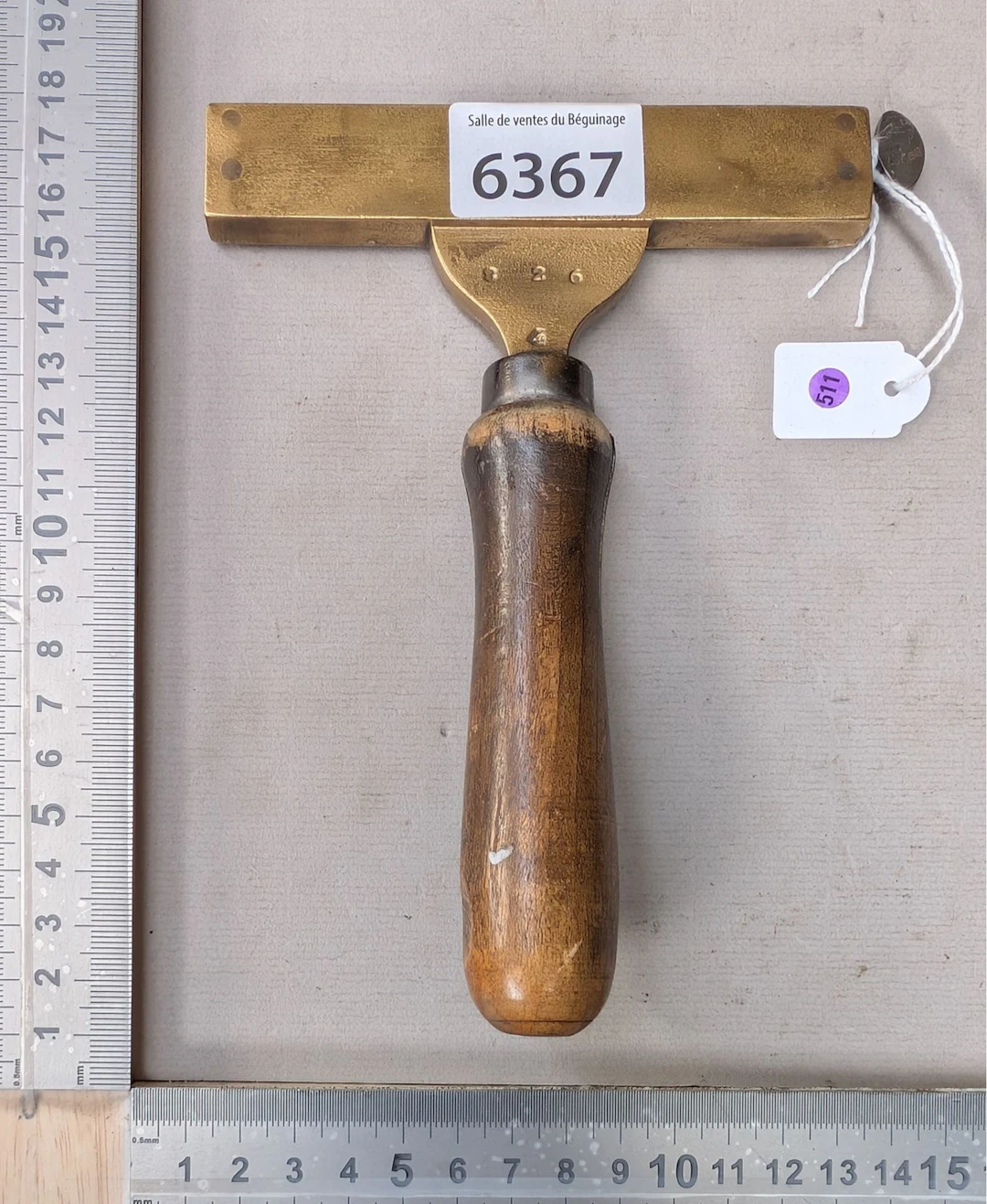 1 type case for storing movable type - See photos for dimensions and condition
