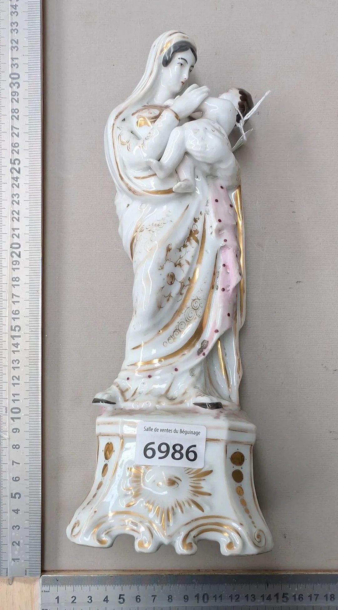 The Virgin and Child - See photos for dimensions and condition