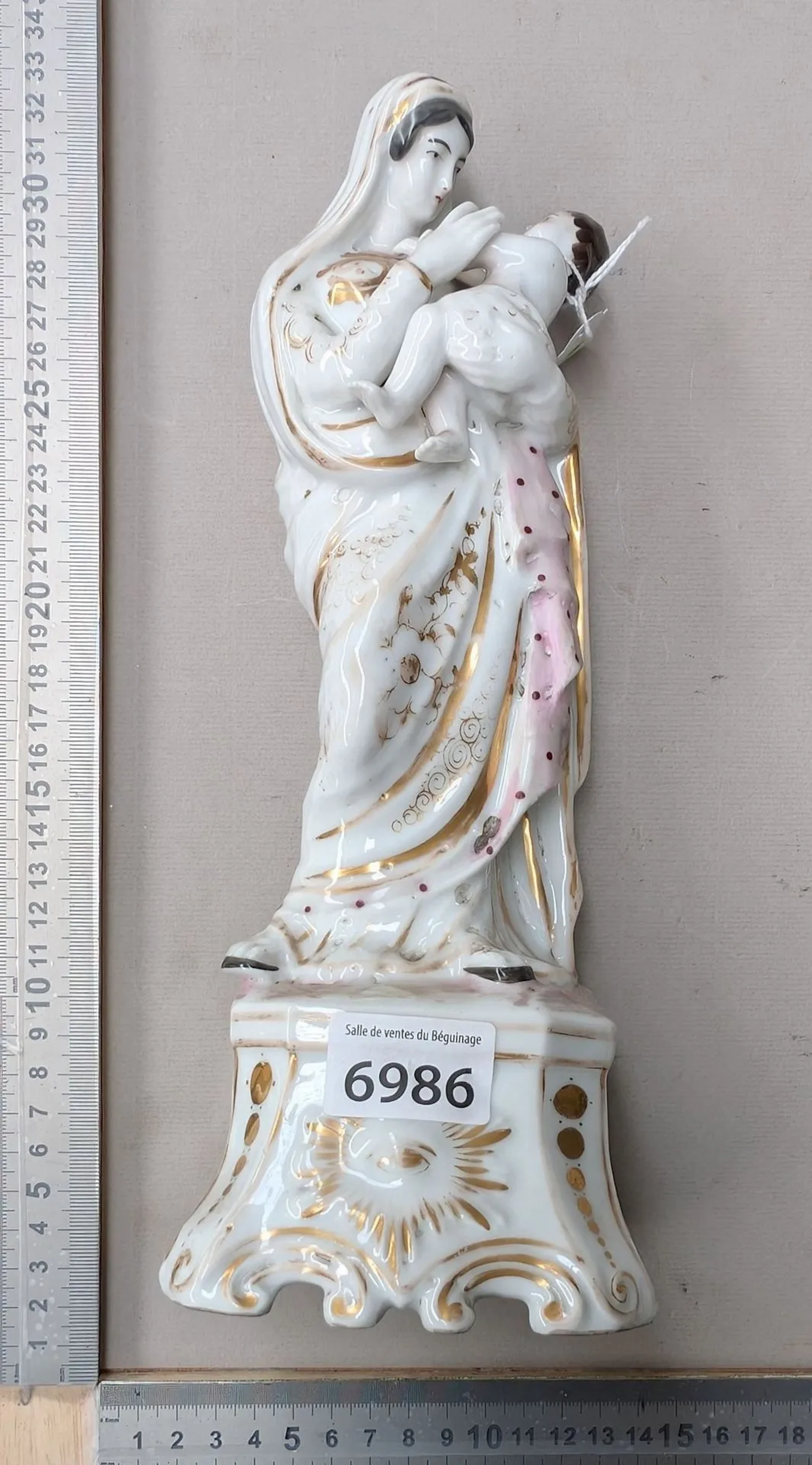 The Virgin and Child - See photos for dimensions and condition