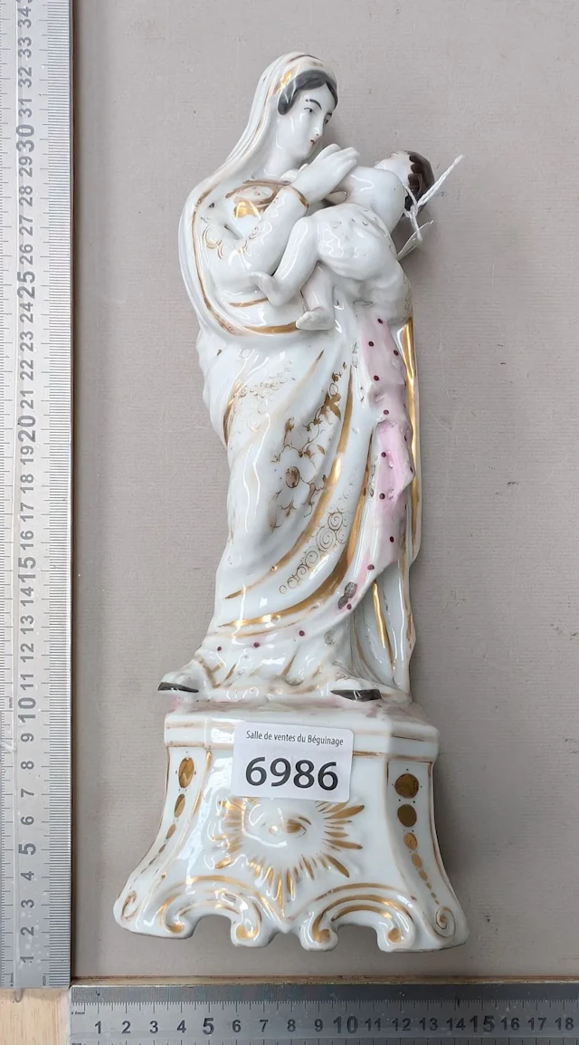 The Virgin and Child - See photos for dimensions and condition