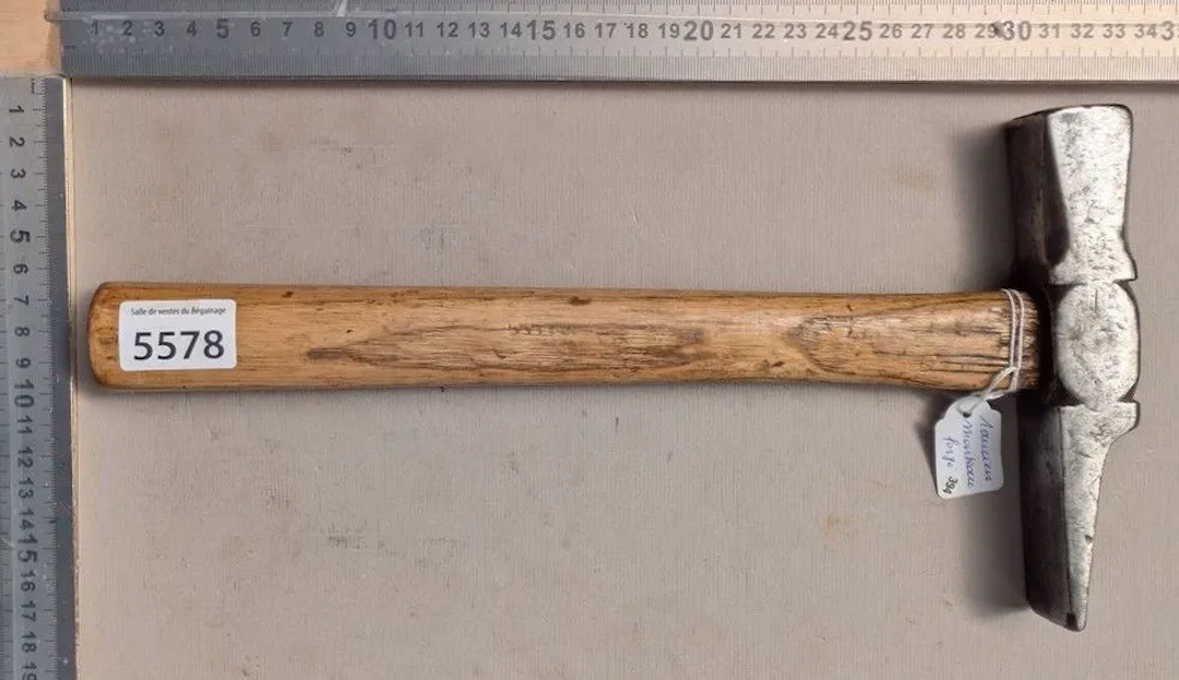 A rare antique forged hammer—see photos for dimensions and condition