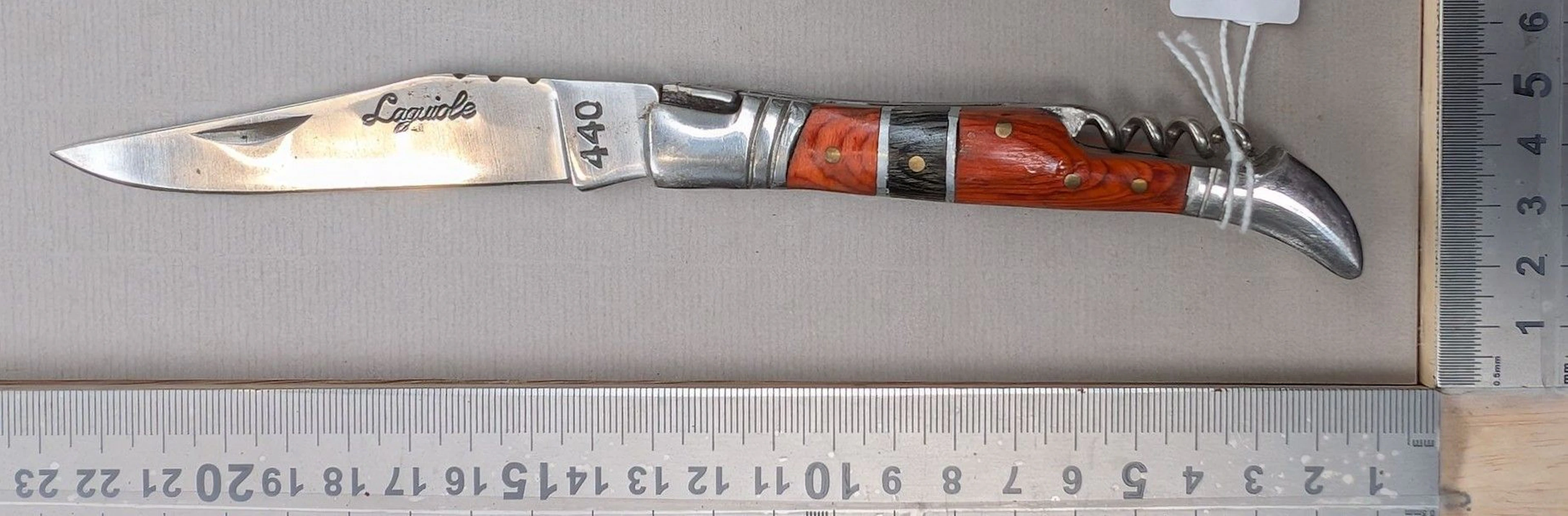 Vintage LAGUIOLE pocket knife—see photos for dimensions and condition