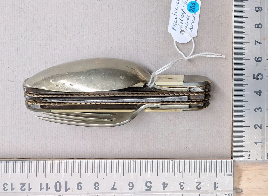 4-in-1 Camping Pocket Knife (Travel Knife) - See photos for dimensions
