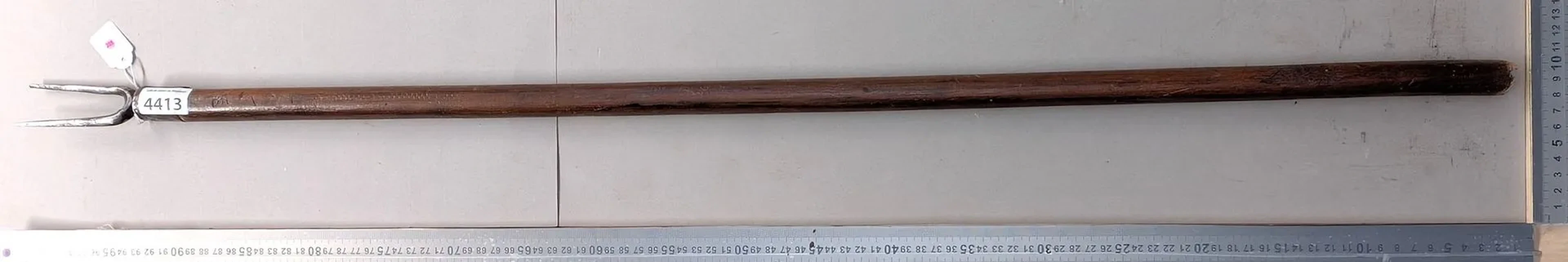 Antique mailman's cane—see photos for dimensions and condition