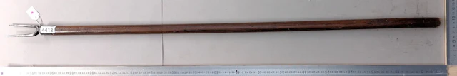 Antique mailman's cane—see photos for dimensions and condition