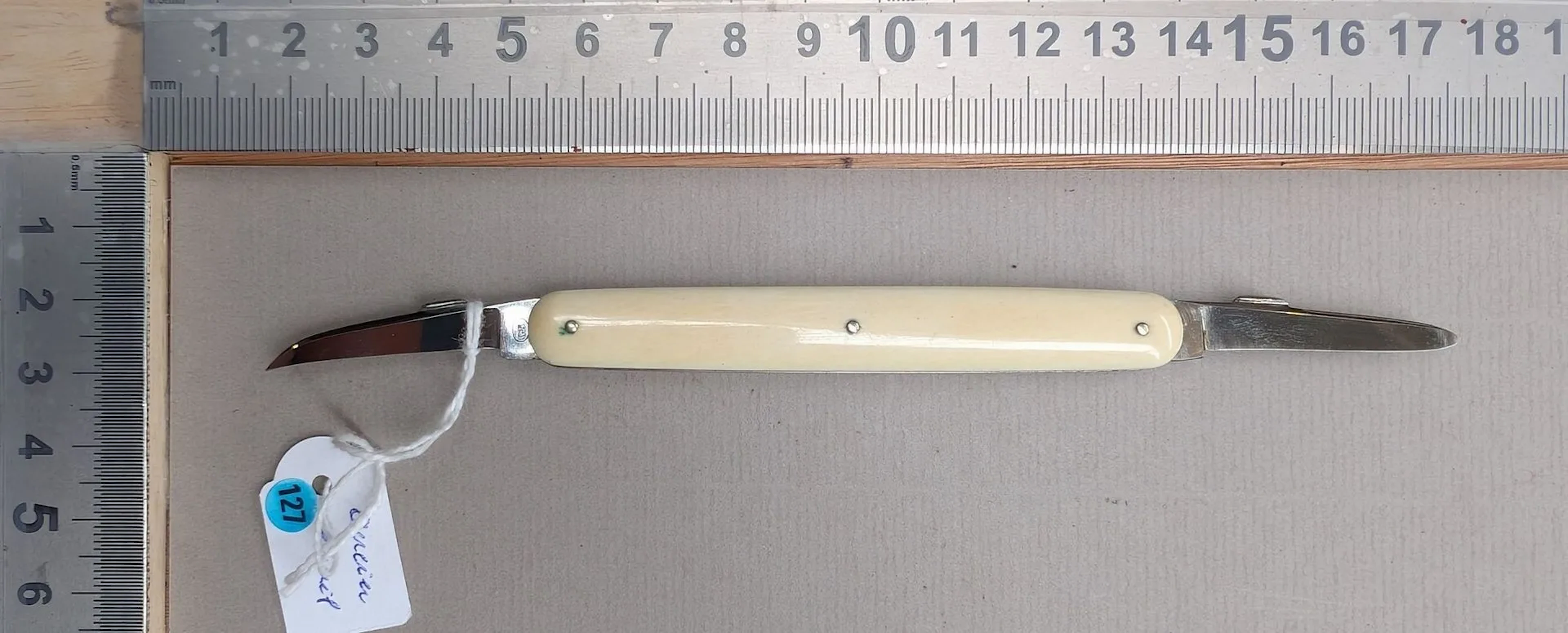 Antique notary's pocket knife—see photos for dimensions and condition