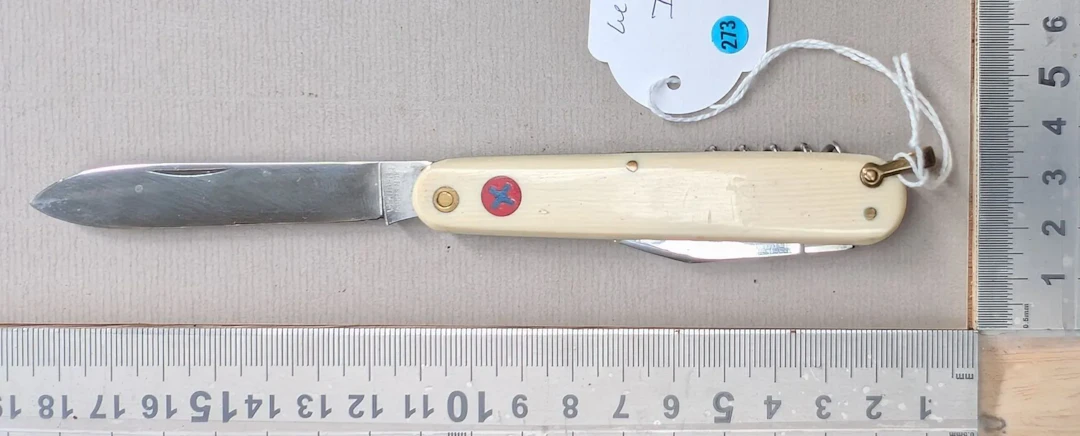 1 genuine DAMAS INOX 4-in-1 knife—see photos for dimensions and condition