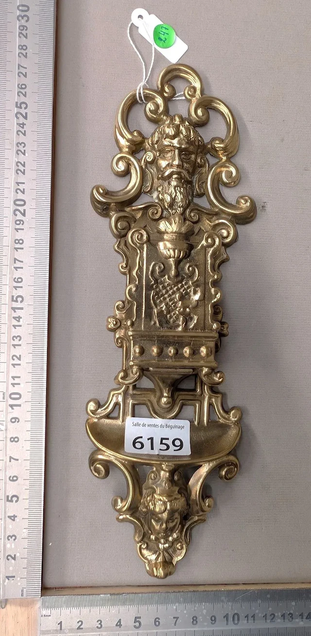 Antique matchbox holder - See photos for dimensions and condition