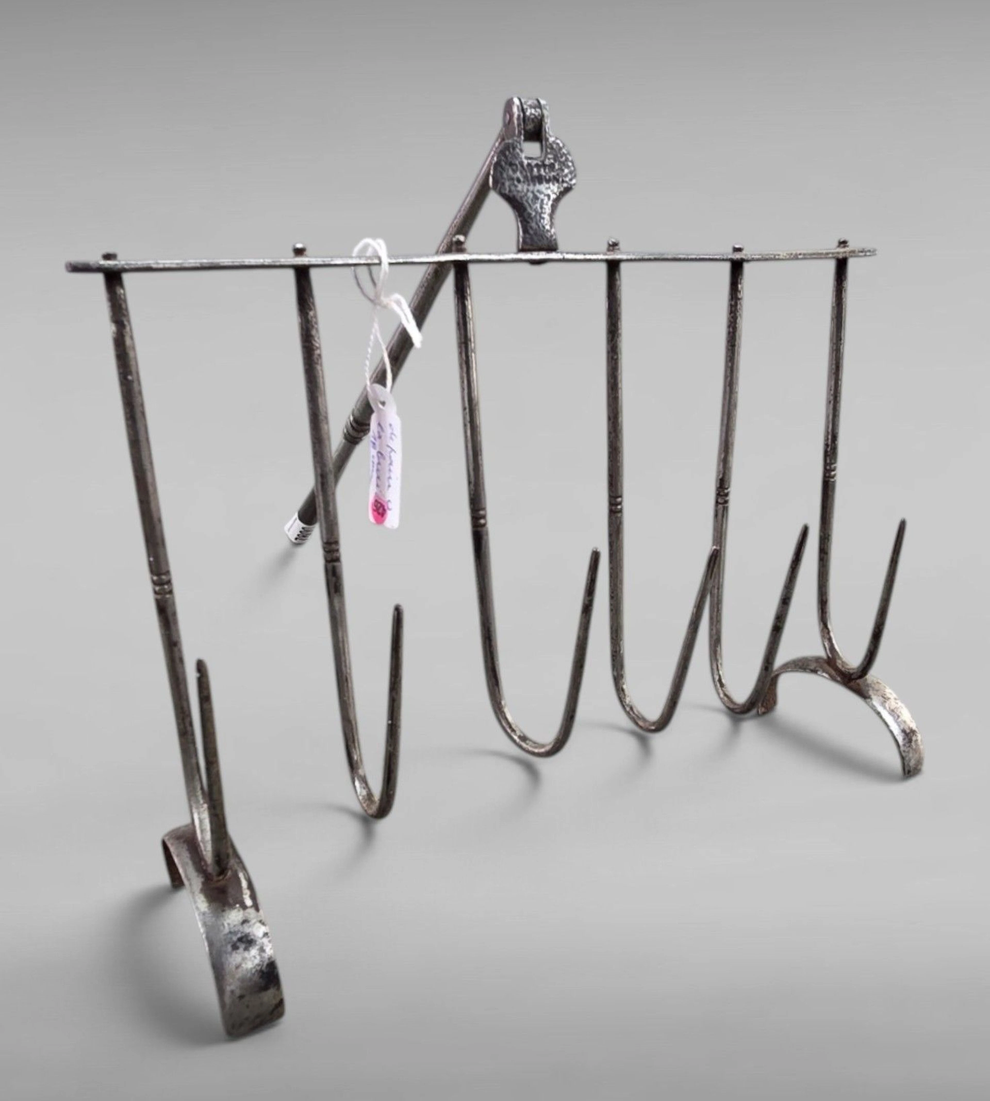 18th-century bread rack—see photos for dimensions and condition