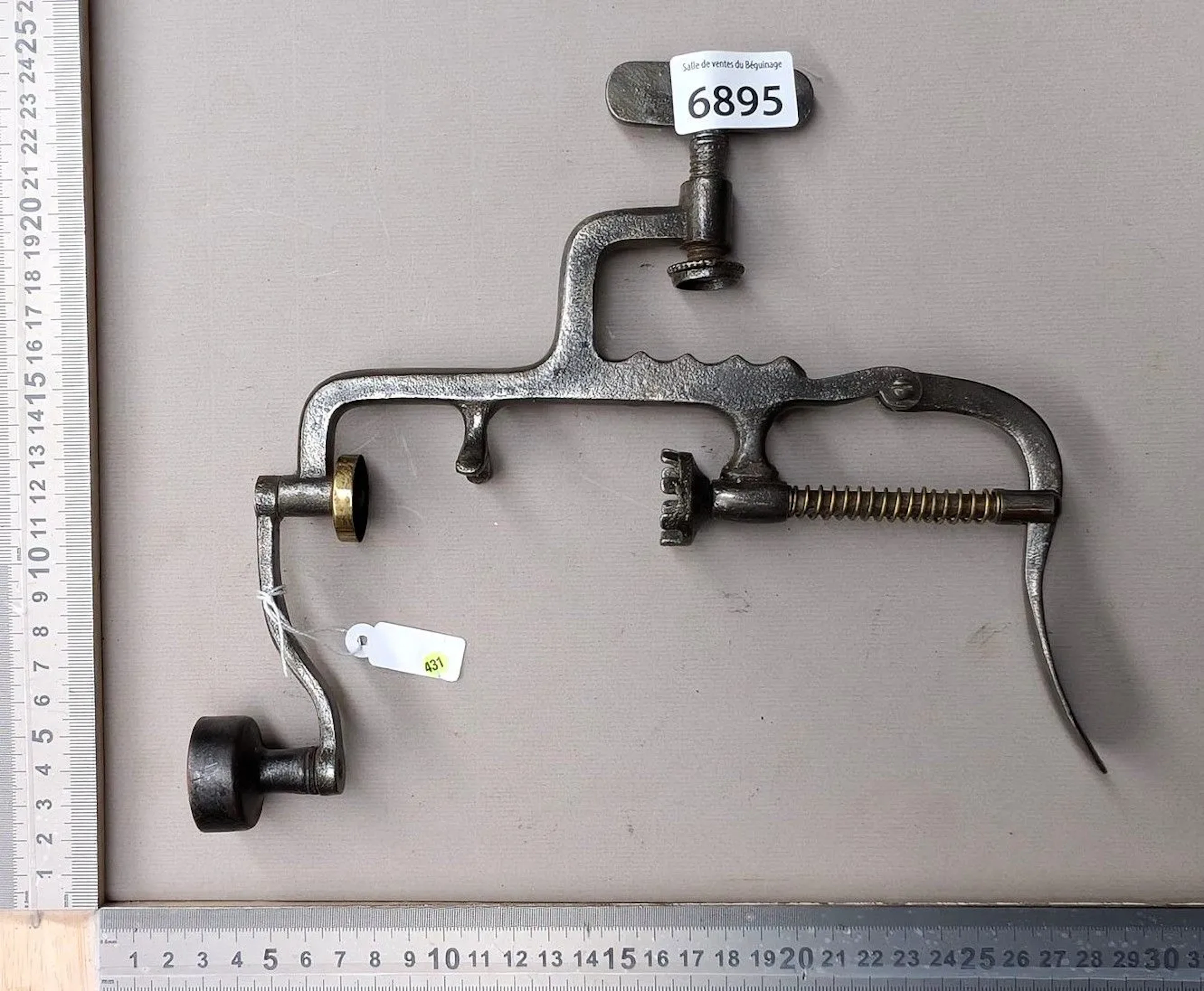1 antique 19th-century cartridge-setter—see photos for dimensions and condition