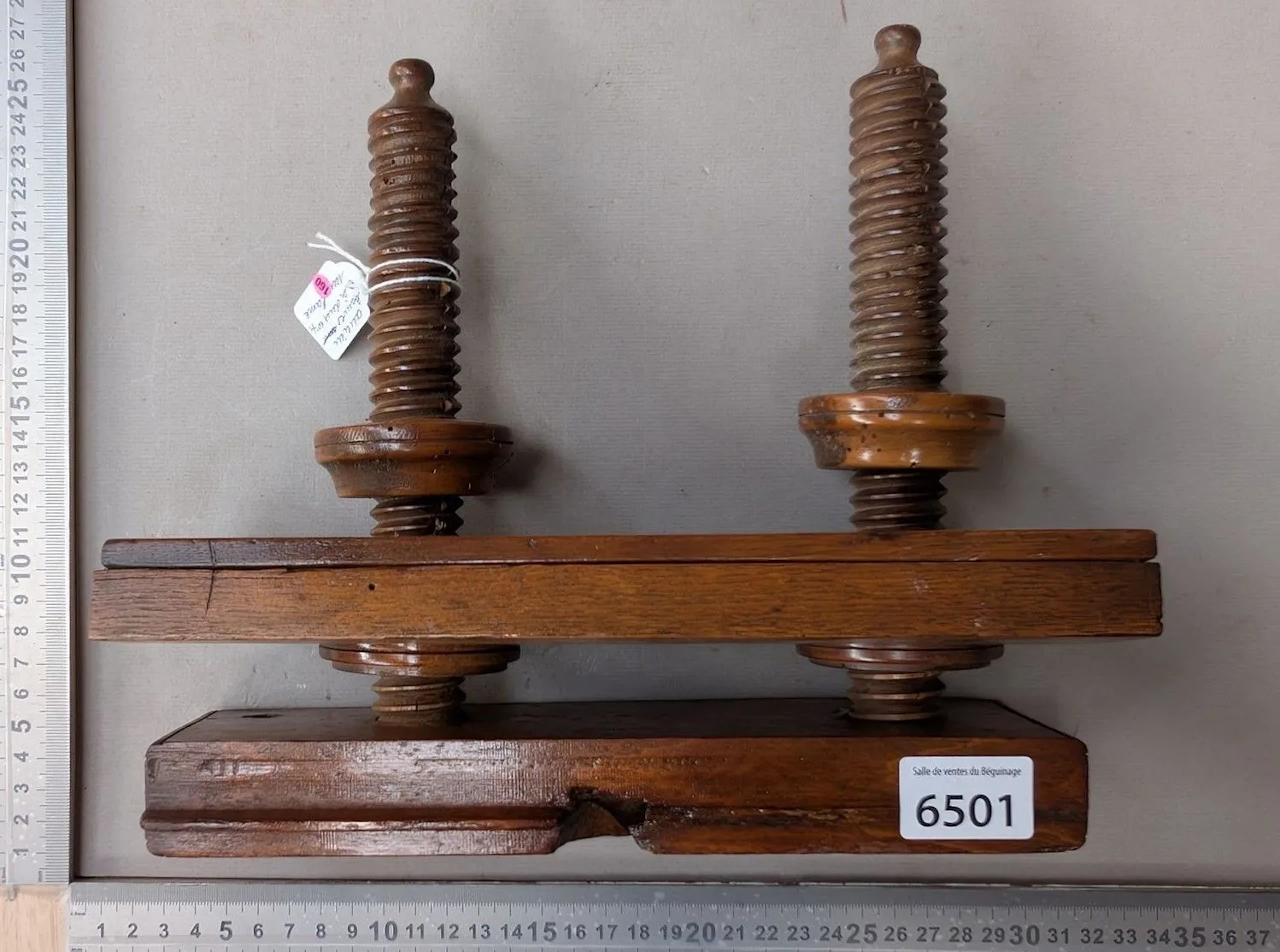 1 antique Bouvet without a blade—see photos for dimensions and condition