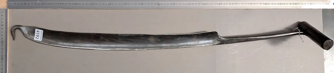 Antique clog-maker's tool—see photos for dimensions and condition
