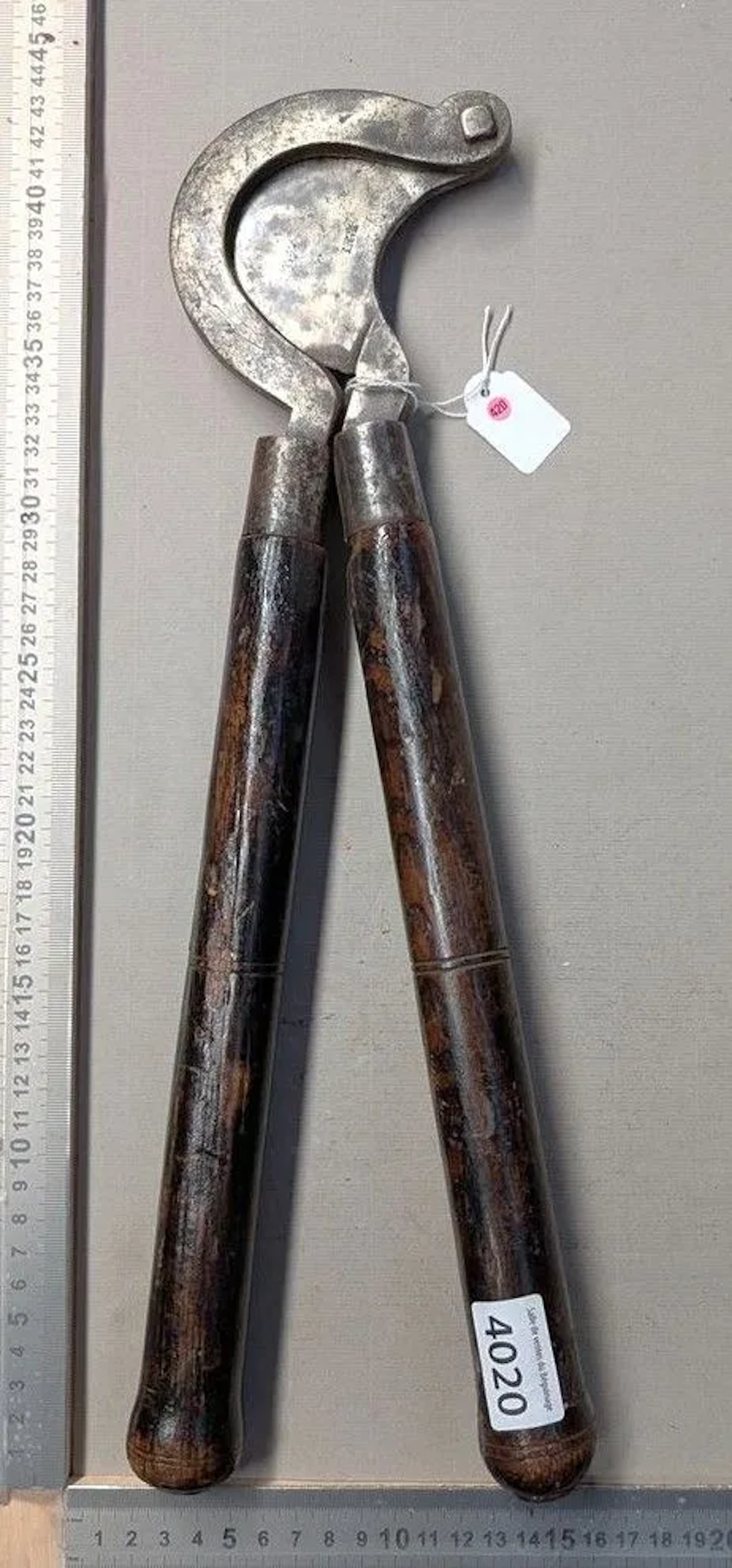 Antique tail clipper—see photos for dimensions and condition