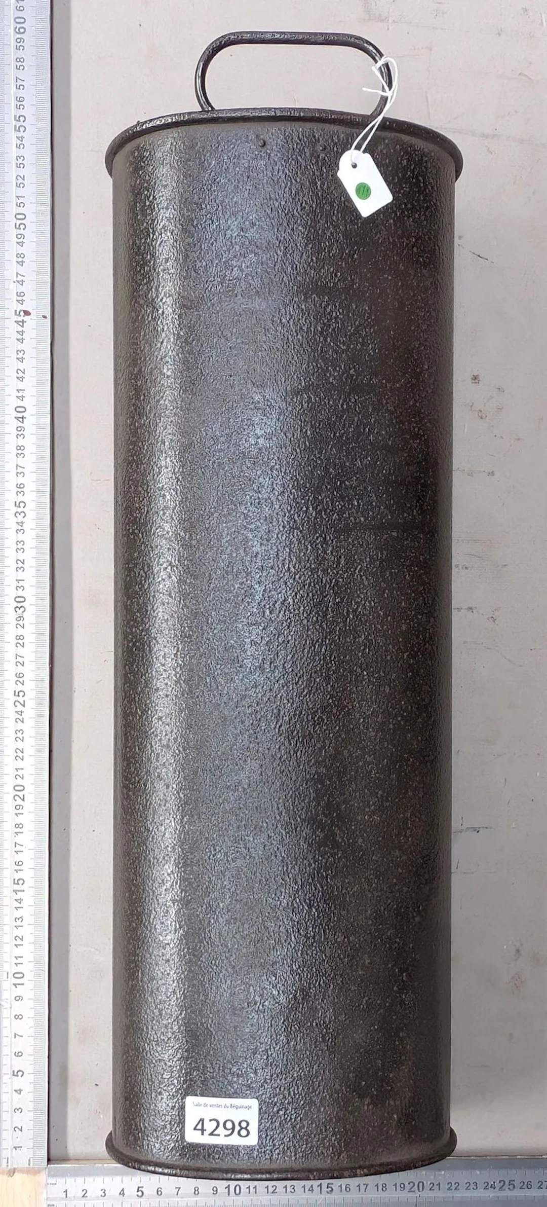 Vintage carriage heater—see photos for dimensions and condition