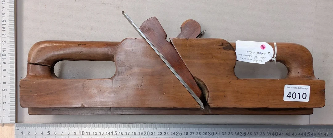 1 antique double plane—see photos for dimensions and condition