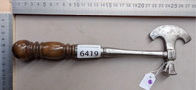 1 antique sugar axe—see photos for dimensions and condition