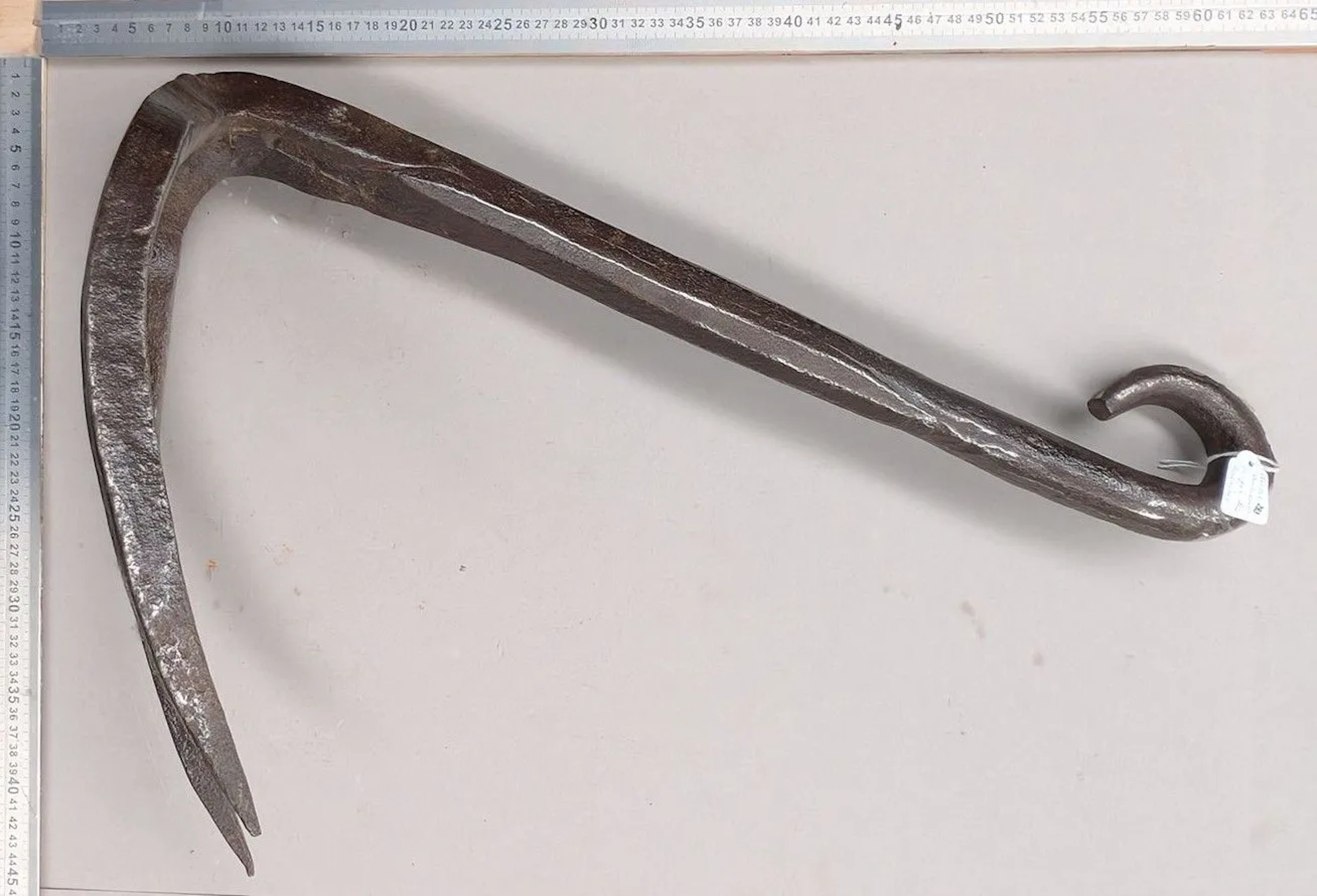 Antique forged anchor, nautical decoration—see photos for dimensions