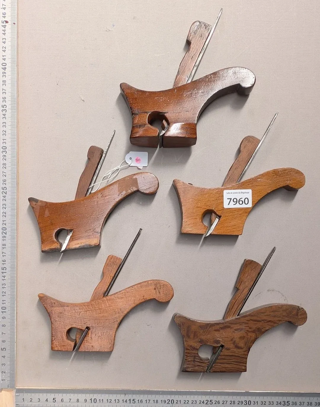 5 small bodywork planes—see photos for dimensions and condition