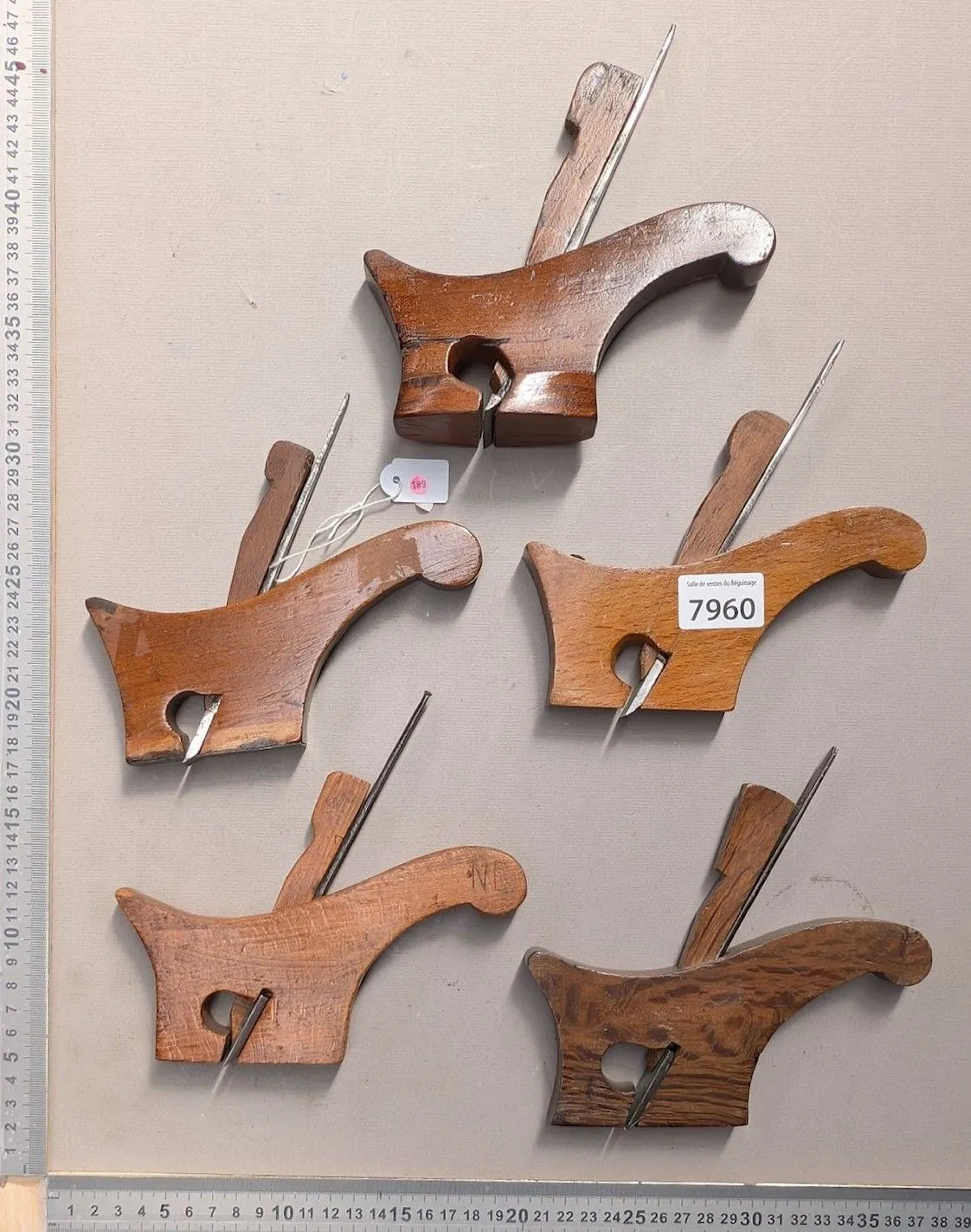 5 small bodywork planes—see photos for dimensions and condition