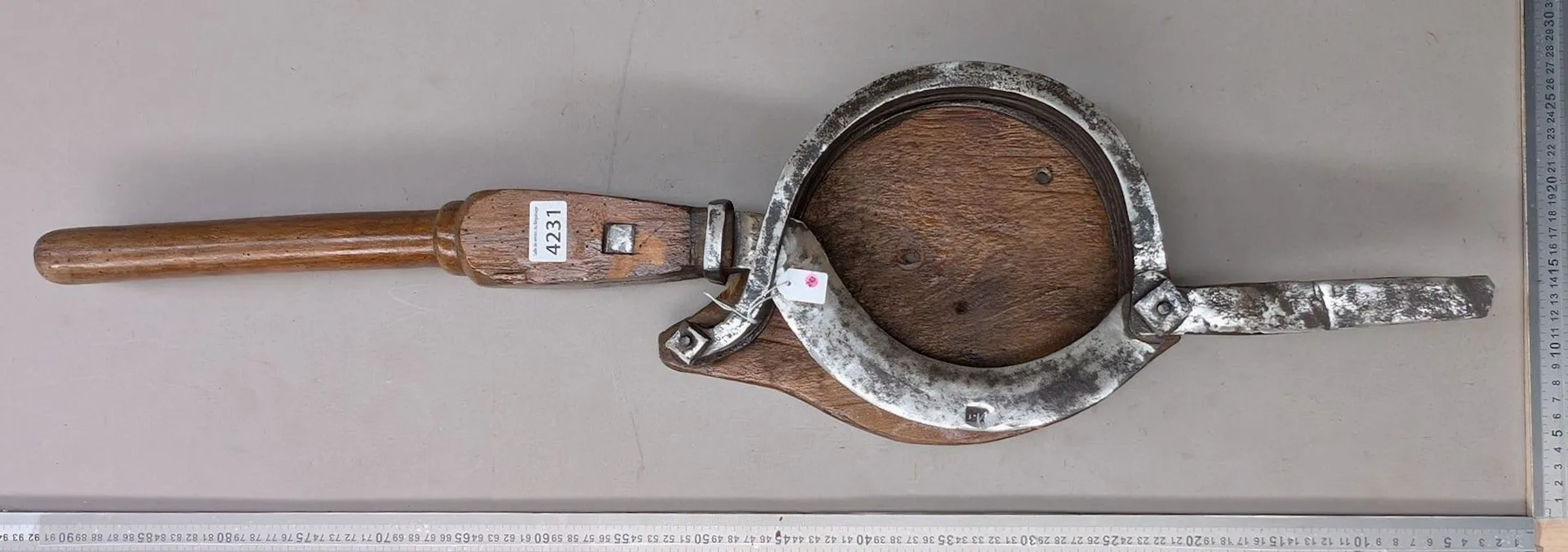 Vintage beet chopper—see photos for dimensions and condition