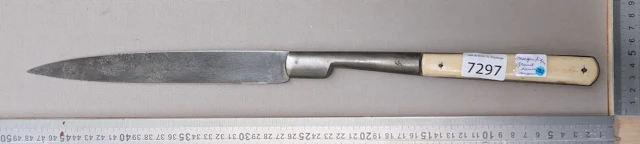 1 beautiful, large knife—see photos for dimensions and condition
