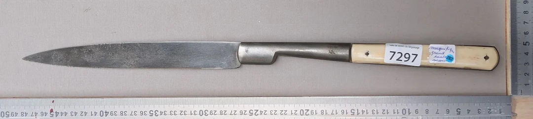 1 beautiful, large knife—see photos for dimensions and condition
