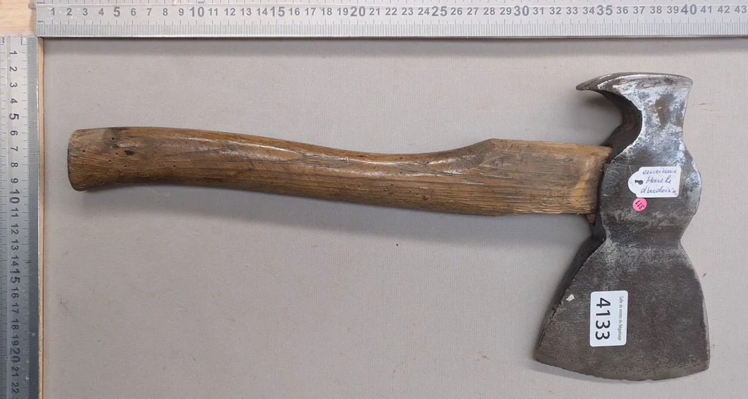 Slate-cutter's axe—see photos for dimensions and condition