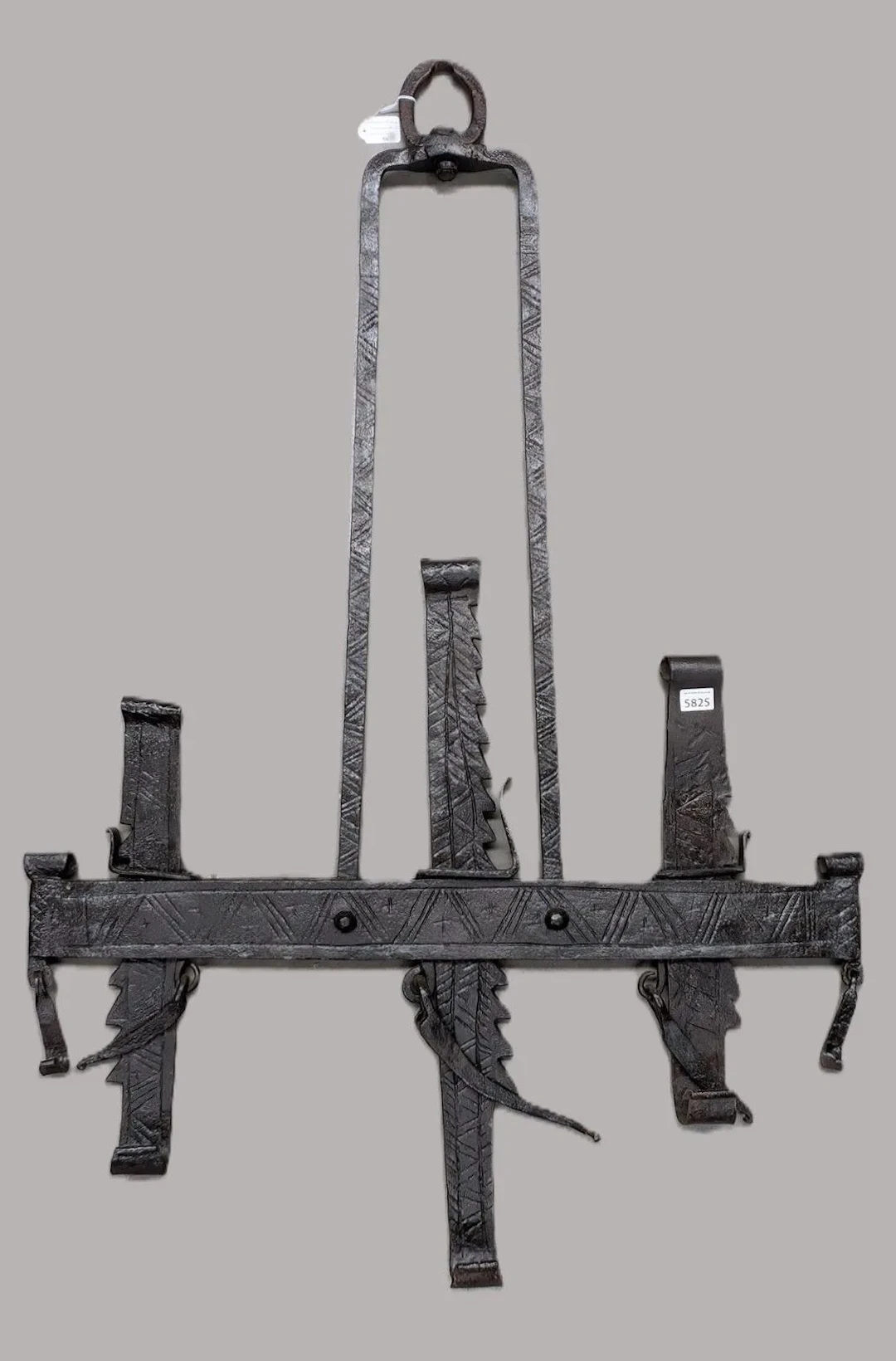 Beautiful antique wrought-iron rack—see photos for dimensions and condition