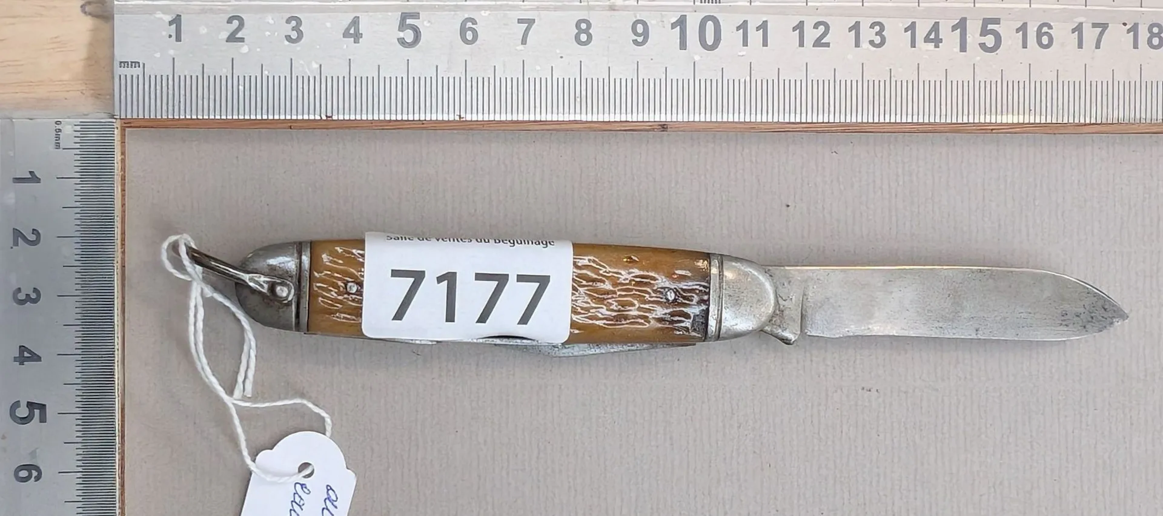 Antique 4-blade pocket knife - See photos for dimensions and condition