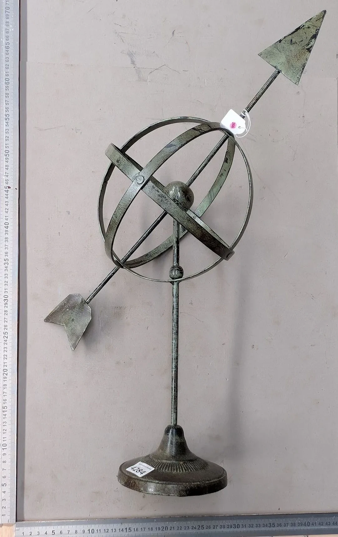Decorative weather vane—see photos for dimensions and condition
