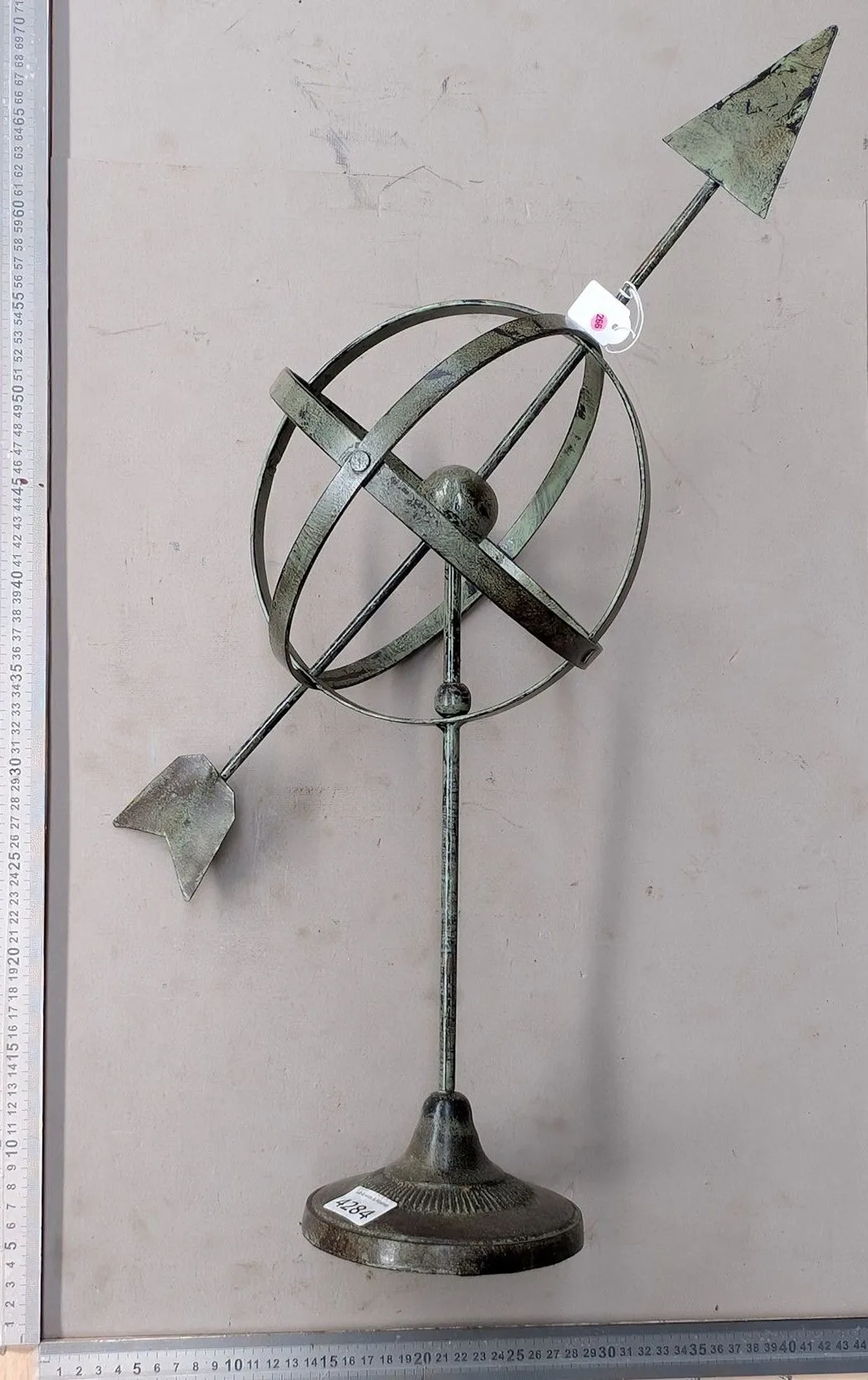 Decorative weather vane—see photos for dimensions and condition