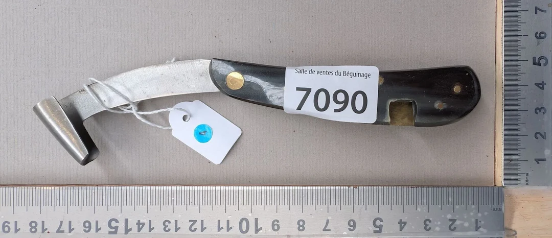 Forester's claw with horn handle (folding) - See photos for dimensions
