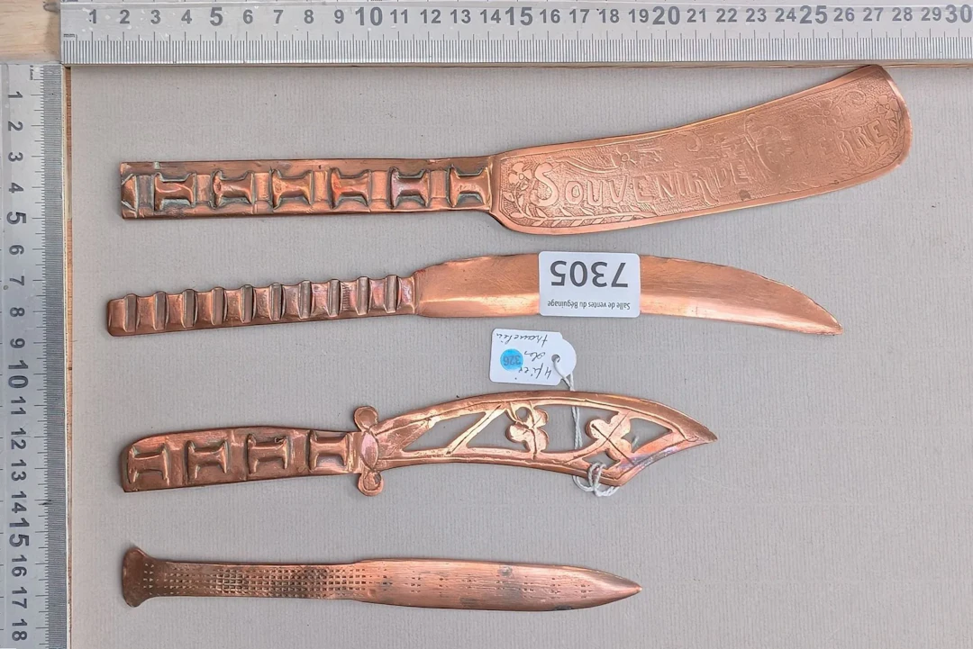 4 items from soldiers in the trenches—see photos for dimensions and condition