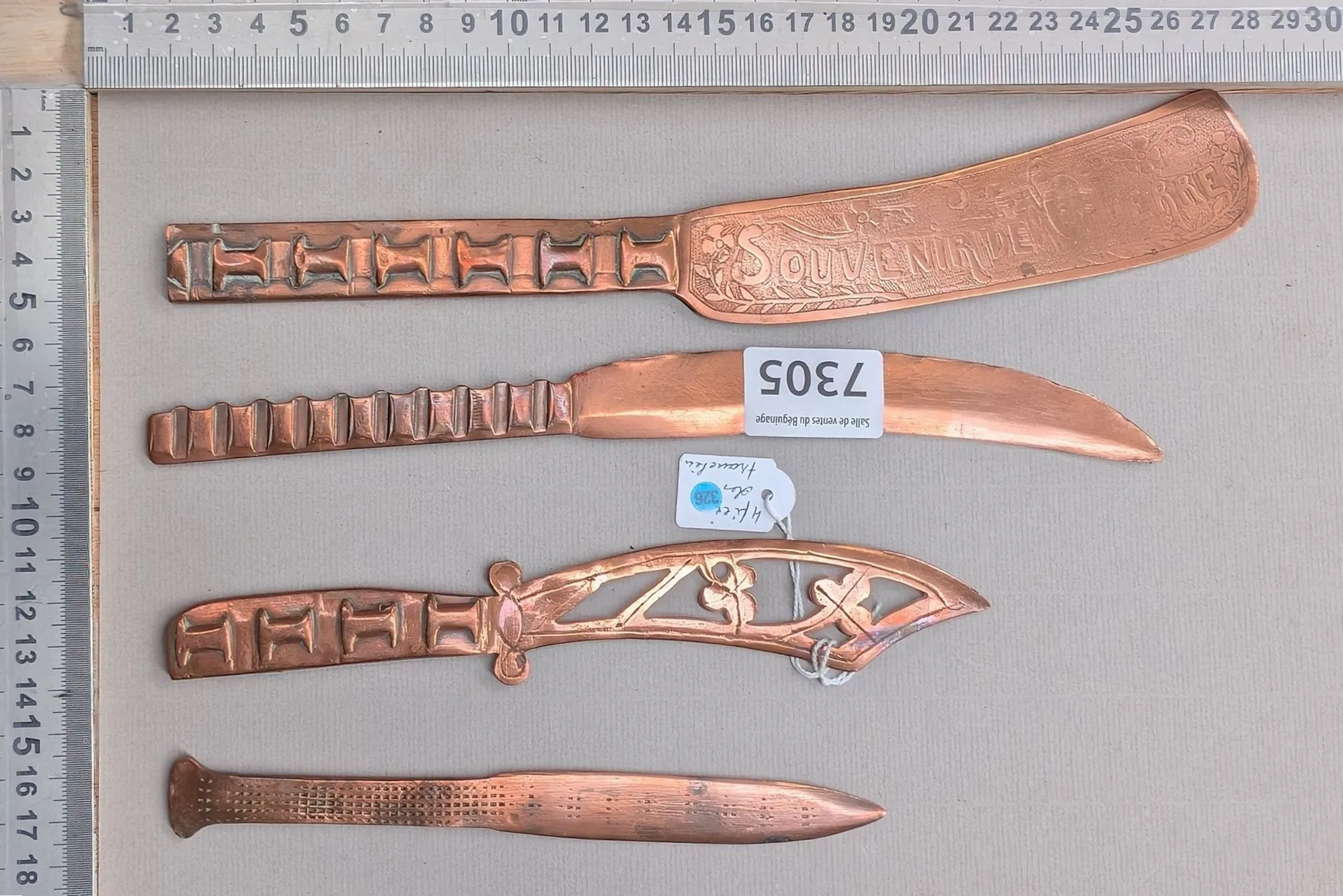 4 items from soldiers in the trenches—see photos for dimensions and condition