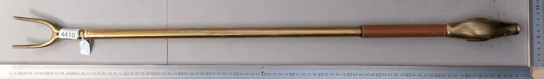 Antique mailman's cane—see photos for dimensions and condition