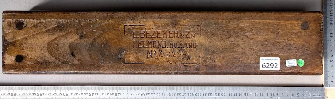 Antique cigar mold—see photos for dimensions and condition