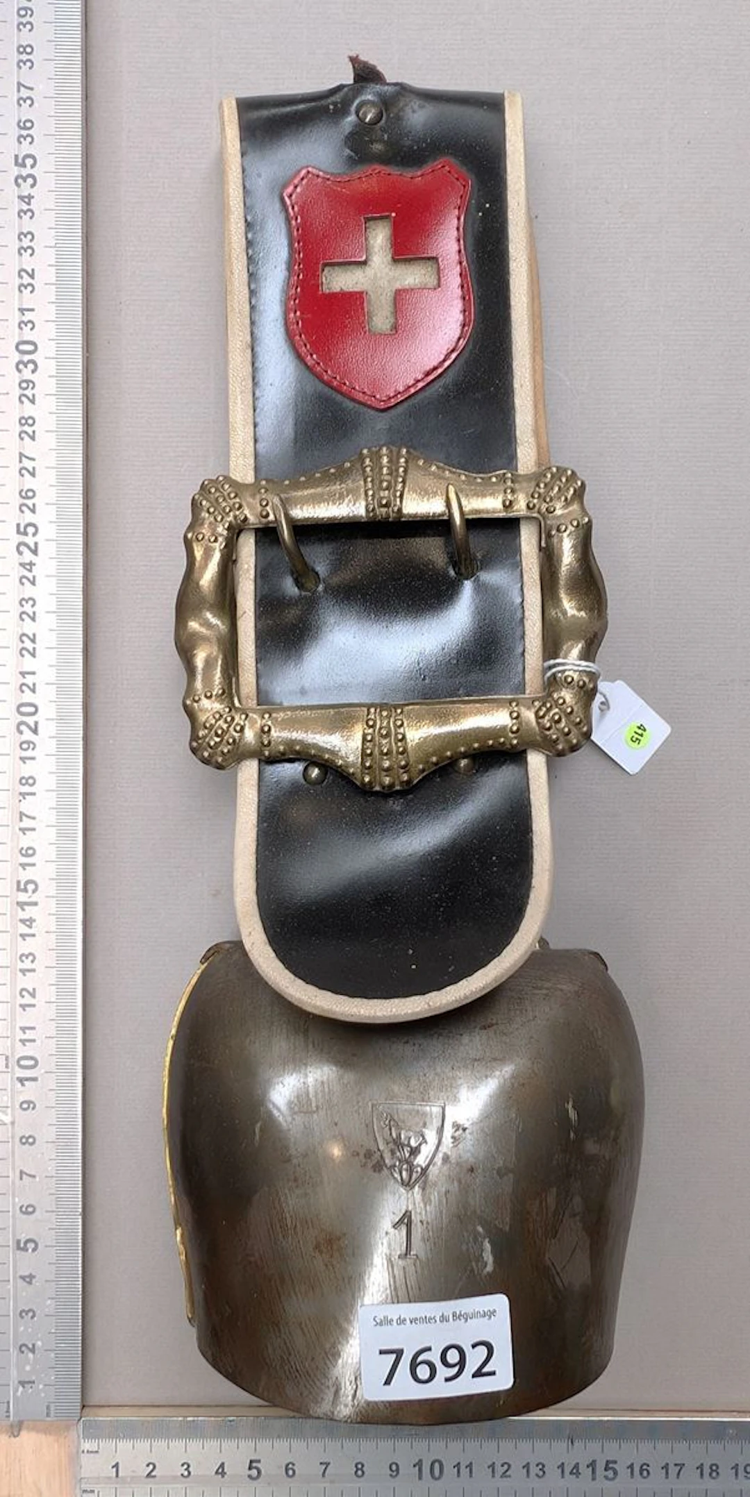 Beautiful Swiss bell—see photos for dimensions and condition