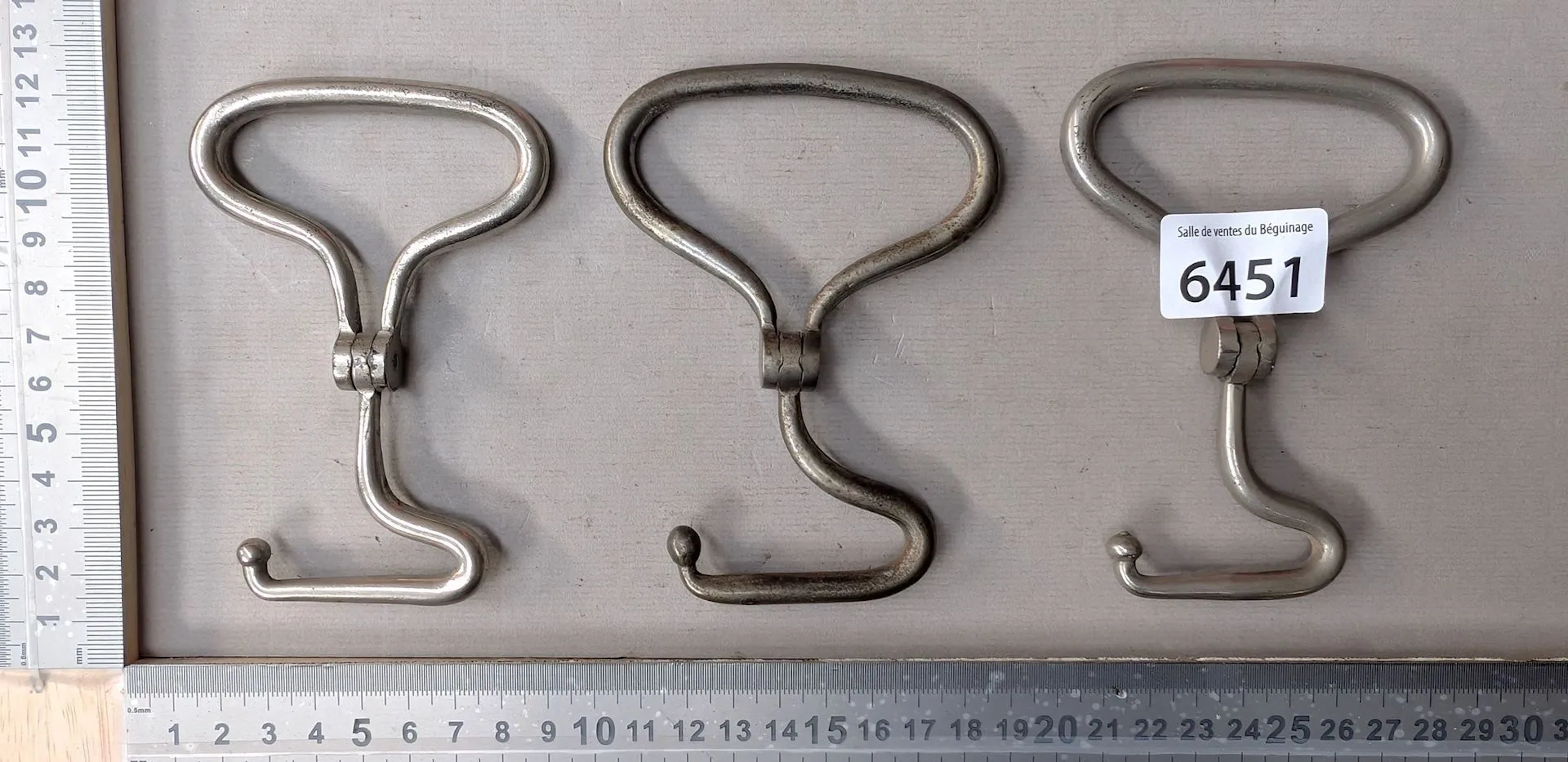 3 pairs of folding boots—see photos for dimensions and condition