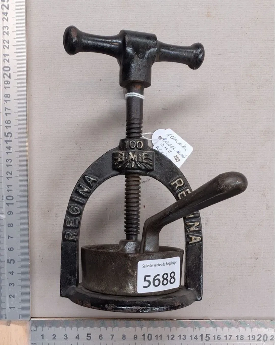 A vintage BME REGINO nutcracker—see photos for dimensions and condition