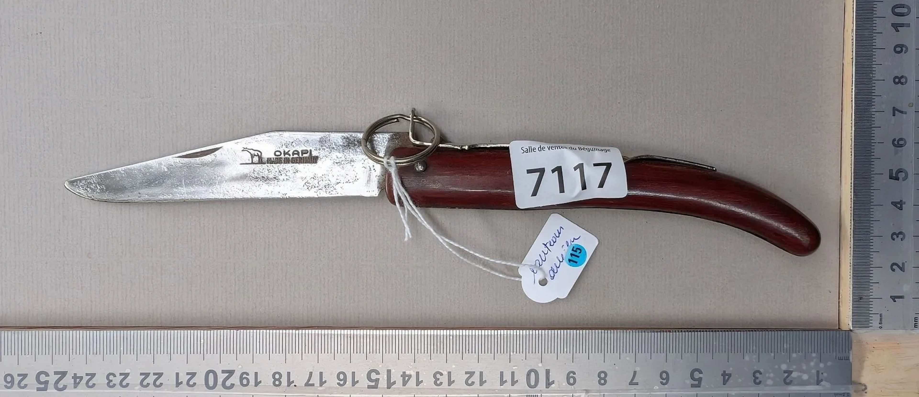 Vintage GERMANY OKAPI pocket knife - See photos for dimensions and condition