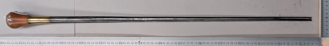 Saddler's cane—see photos for dimensions and condition
