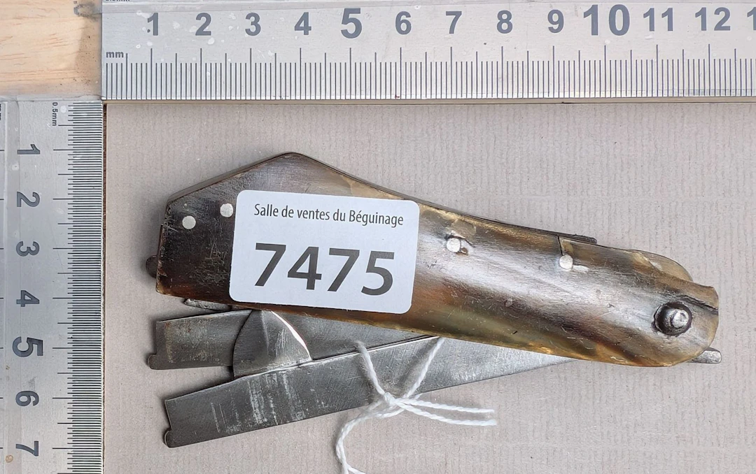 1 veterinary torch with 4 horn blades—see photos for dimensions and condition