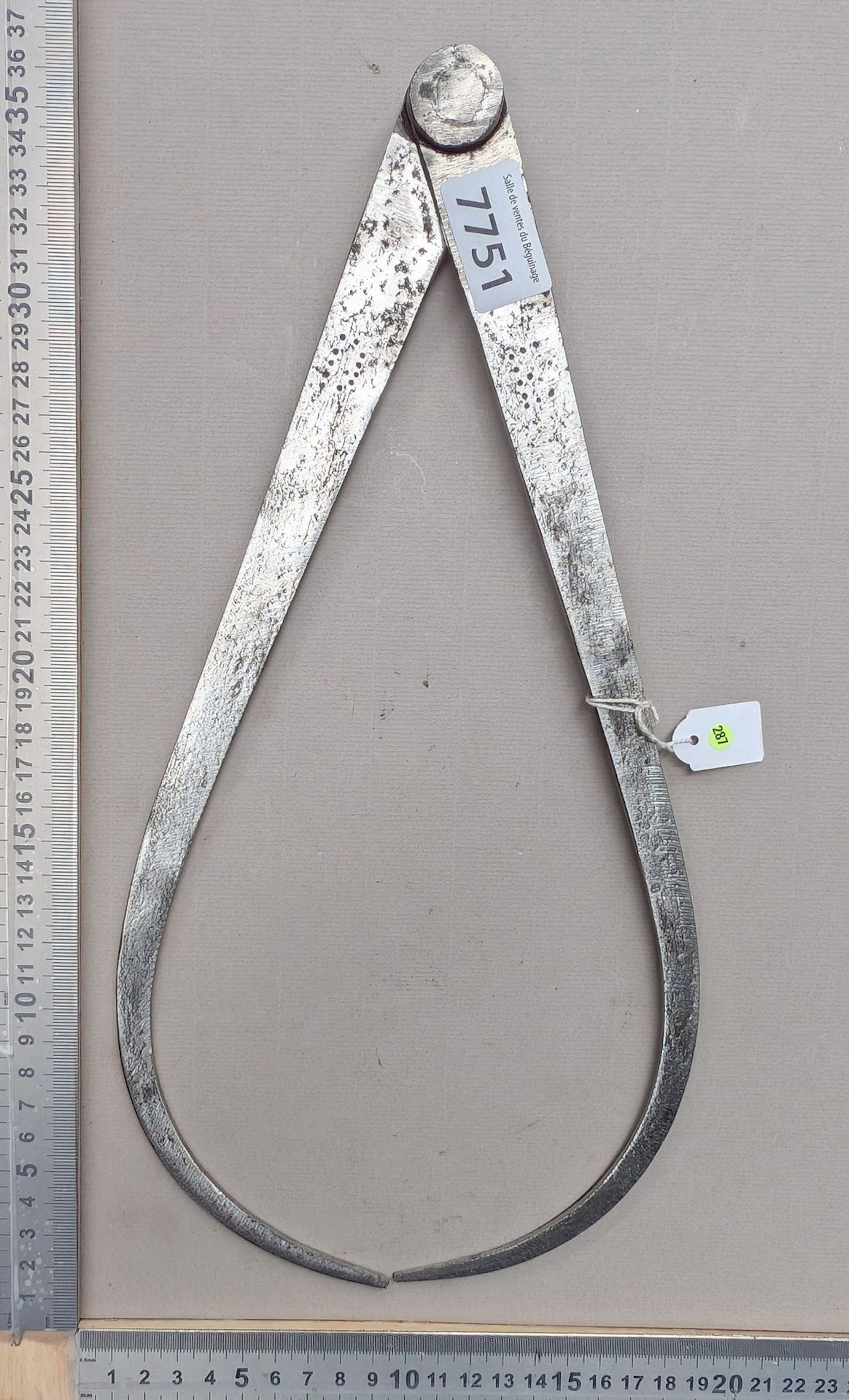 Antique thickness gauge—see photos for dimensions and condition
