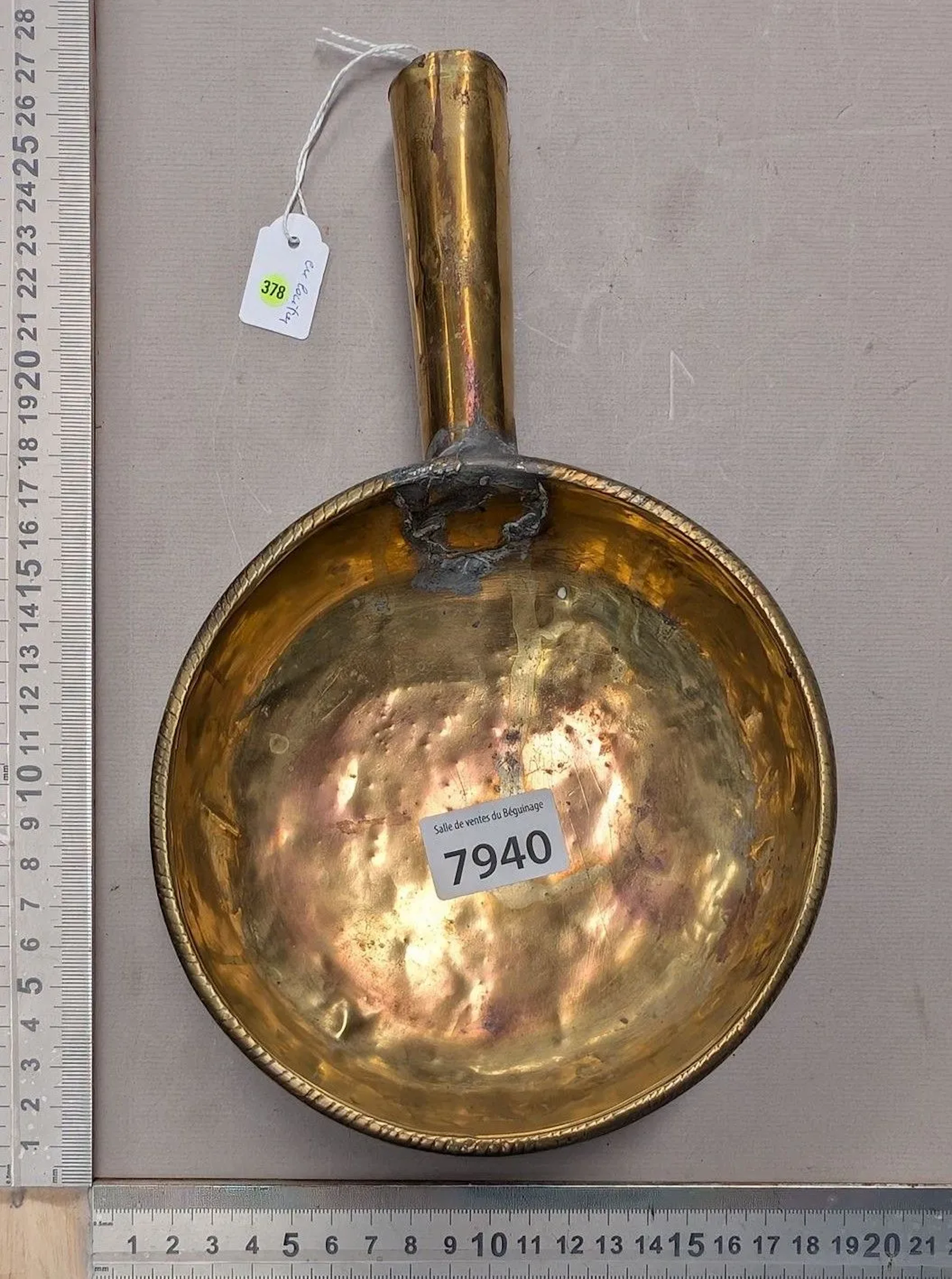 1 antique collection container—see photos for dimensions and condition