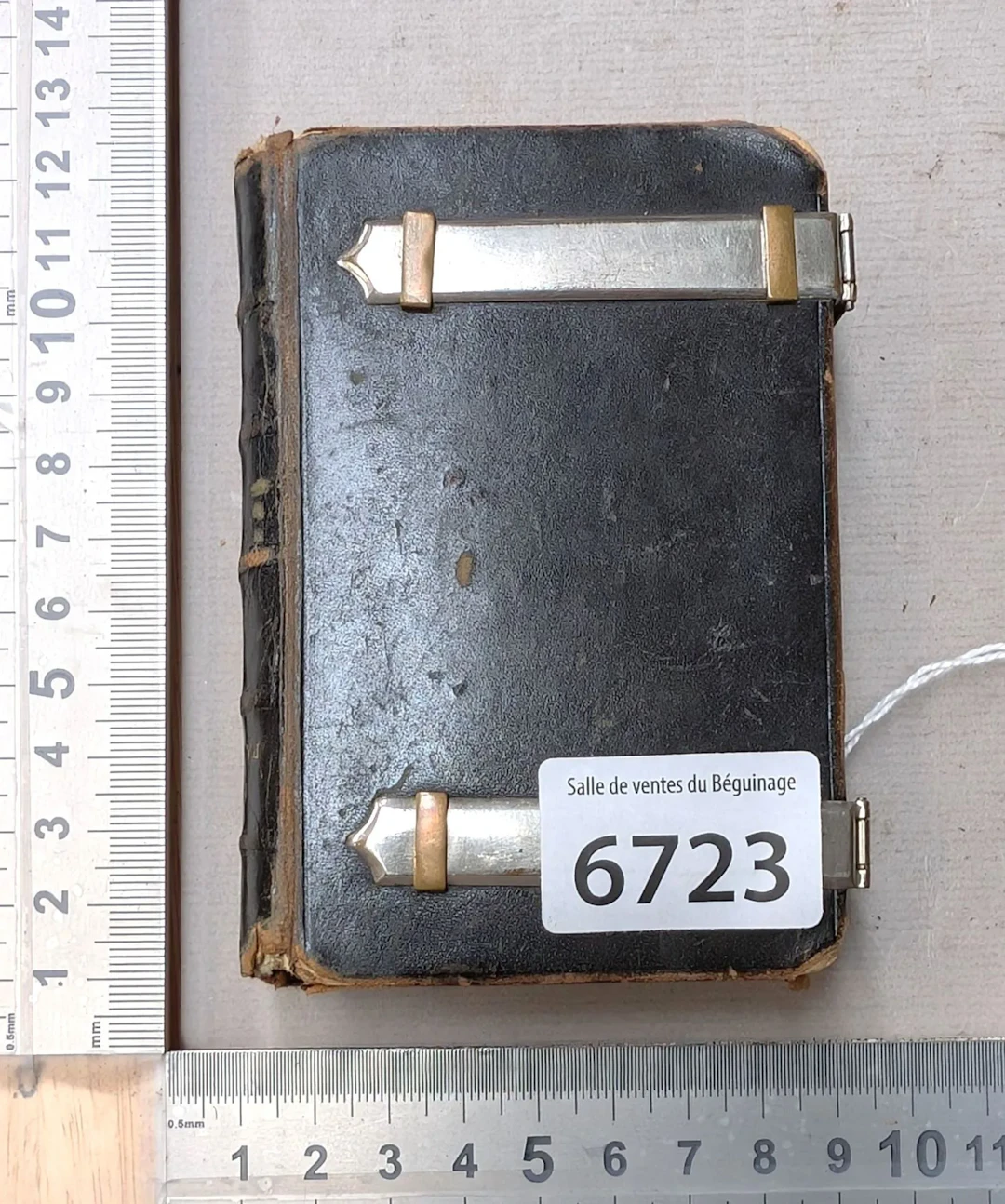 1 antique religious book, 1866—See photos for dimensions and condition