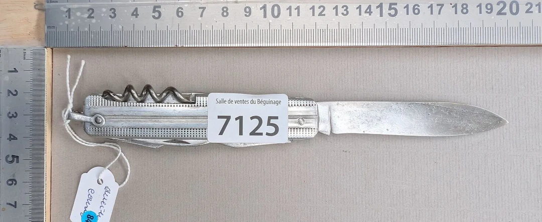 Antique A.SARRY THIERS metal multifunction pocket knife—see photos
