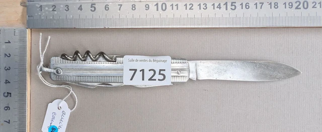 Antique A.SARRY THIERS metal multifunction pocket knife—see photos